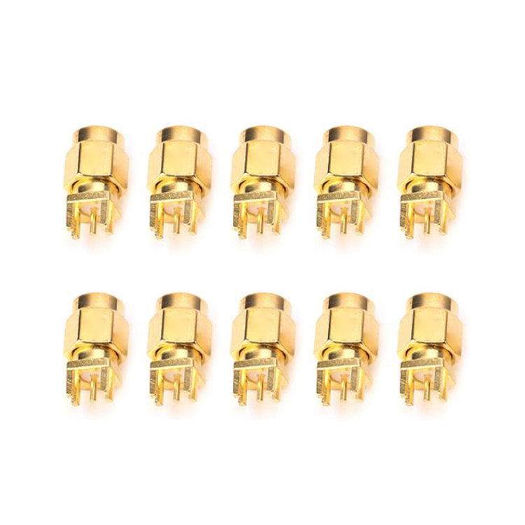 10 PCS 1.6mm SMA Female Jack PCB Clip Mount RF Connectors 10 PCS 1.6mm SMA Female Jack PCB Clip Mount RF Connectors